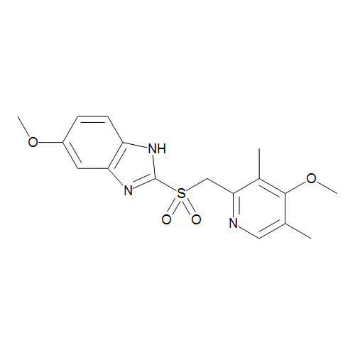 Molecular formula of Omeprazole Impurity D (C17H19N3O4S)