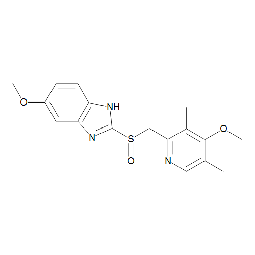 Molecular formula of Omeprazole (C17H19N3O3S)
