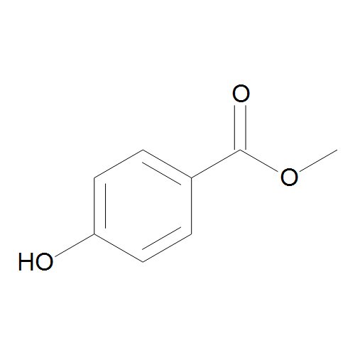 Molecular formula of Methylparaben (C8H8O3)