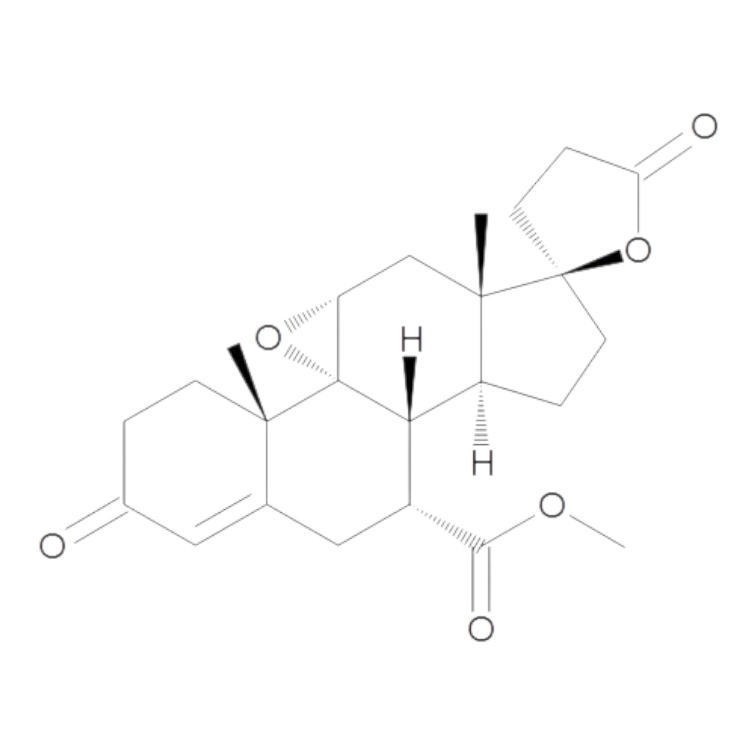 Molecular formula of Eplerenone (C24H30O6)